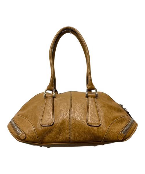 TOD'S（トッズ）TOD'S (トッズ) ミニボストンバッグ ブラウンの古着・服飾アイテム