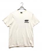 stussyステューシー）の古着「サーフマン プリントTシャツ」｜ホワイト