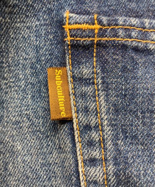 Subculture（サブカルチャー）Subculture (サブカルチャー) S69 DENIM PANTS インディゴ サイズ:1の古着・服飾アイテム