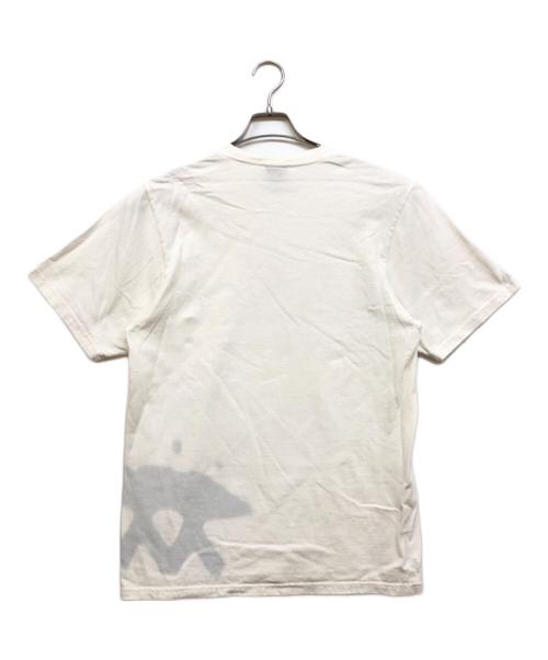 stussy（ステューシー）stussy (ステューシー) サーフマン フェードプリントtシャツ ホワイト サイズ:Sの古着・服飾アイテム