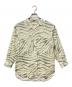 WRYHT（ライト）の古着「ONE-PIECE COLLAR BLOUSE」｜ベージュ×グリーン