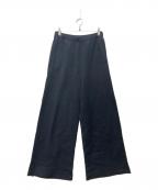 MM6 Maison Margielaエムエムシックスメゾンマルジェラ）の古着「ワイドスウェットパンツ」｜ブラック