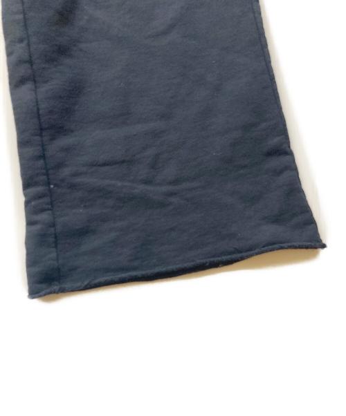 MM6 Maison Margiela（エムエムシックスメゾンマルジェラ）MM6 Maison Margiela (エムエムシックスメゾンマルジェラ) ワイドスウェットパンツ ブラック サイズ:Ｓの古着・服飾アイテム