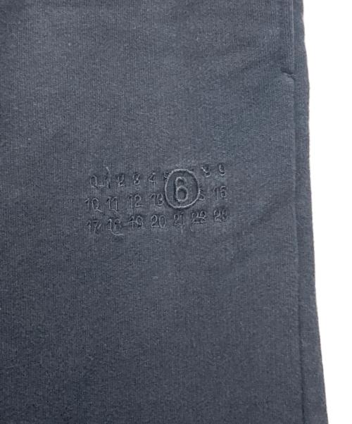 MM6 Maison Margiela（エムエムシックスメゾンマルジェラ）MM6 Maison Margiela (エムエムシックスメゾンマルジェラ) ワイドスウェットパンツ ブラック サイズ:Ｓの古着・服飾アイテム
