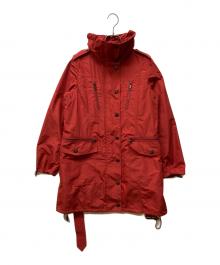 BURBERRY LONDON（バーバリーロンドン）の古着「メガチェックライナー ナイロンジャケット」｜レッド