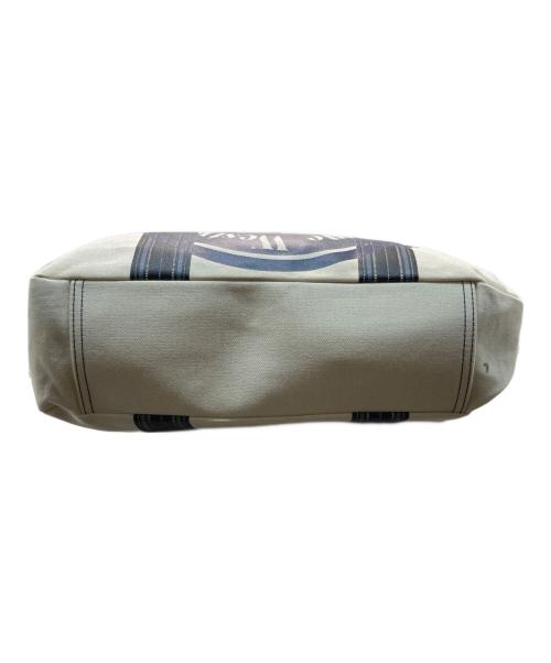 Vivienne Westwood（ヴィヴィアンウエストウッド）Vivienne Westwood (ヴィヴィアンウエストウッド) キャンバストートバッグ ベージュ×ネイビーの古着・服飾アイテム