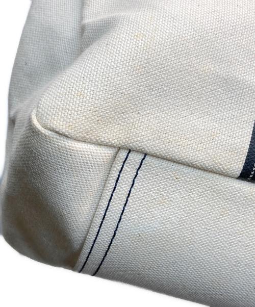 Vivienne Westwood（ヴィヴィアンウエストウッド）Vivienne Westwood (ヴィヴィアンウエストウッド) キャンバストートバッグ ベージュ×ネイビーの古着・服飾アイテム