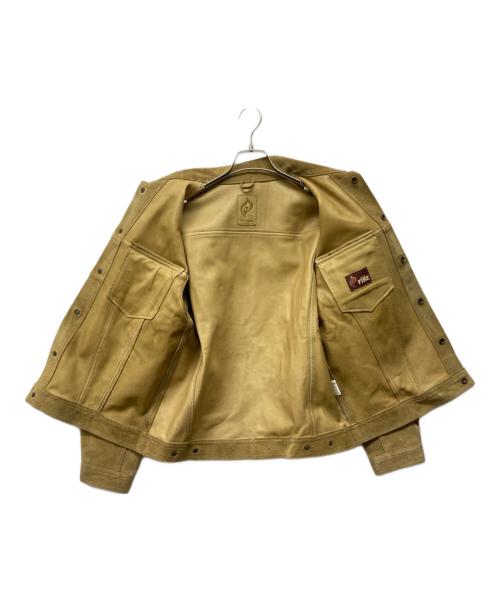 KIRIN（キリン）KIRIN (キリン) スエードトラッカージャケット ベージュ サイズ:記載無し（実寸サイズをご確認ください）の古着・服飾アイテム