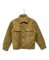 KIRIN（キリン）の古着「スエードトラッカージャケット」｜ベージュ