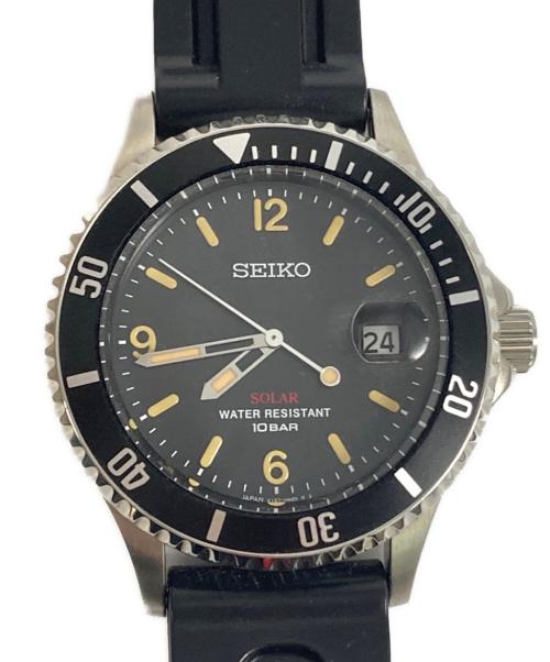 SEIKO（セイコー）SEIKO (セイコー) 腕時計 ブラックの古着・服飾アイテム