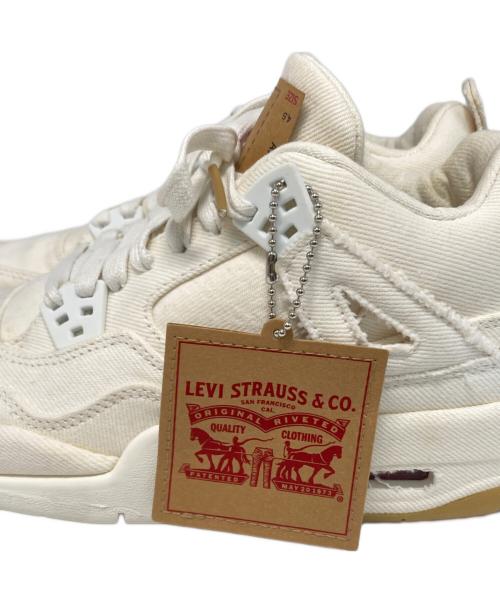 NIKE（ナイキ）NIKE (ナイキ) LEVI'S (リーバイス) AIR JORDAN 4 RETRO ホワイト サイズ:23.5ｃｍの古着・服飾アイテム