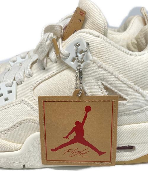 NIKE（ナイキ）NIKE (ナイキ) LEVI'S (リーバイス) AIR JORDAN 4 RETRO ホワイト サイズ:23.5ｃｍの古着・服飾アイテム