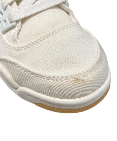 NIKE（ナイキ）NIKE (ナイキ) LEVI'S (リーバイス) AIR JORDAN 4 RETRO ホワイト サイズ:23.5ｃｍの古着・服飾アイテム