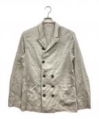GIORGIO ARMANIジョルジョアルマーニ）の古着「リネンシルクダブルジャケット」｜ベージュ