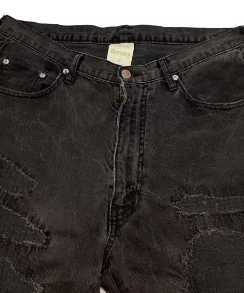 NEXUSVII（ネクサスセブン）NEXUSVII (ネクサスセブン) MERCURY (マーキュリ) ダメージ加工デニムパンツ ブラック サイズ:Mの古着・服飾アイテム