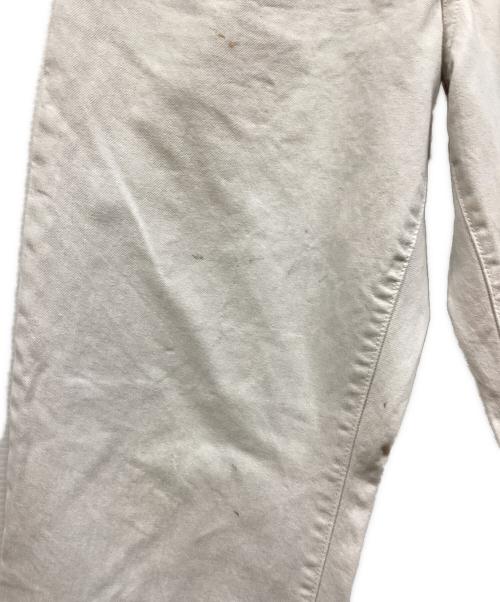 stussy（ステューシー）stussy (ステューシー) OVERDYED BIG OL JEAN デニムパンツオーバーダイ・ビッグ・オル・ジーン ホワイト サイズ:SIZE 28の古着・服飾アイテム