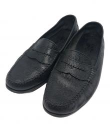 Salvatore Ferragamo（サルヴァトーレ フェラガモ）の古着「コインローファー」｜ブラック