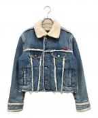 DIESELディーゼル）の古着「DE-SVEA　裏ボアデニムジャケット」｜インディゴ