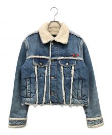 DIESEL（ディーゼル）の古着「DE-SVEA　裏ボアデニムジャケット」｜インディゴ