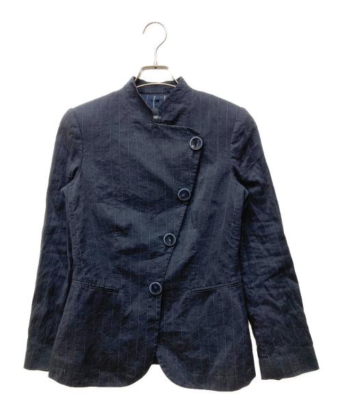 GIORGIO ARMANI（ジョルジョアルマーニ）GIORGIO ARMANI (ジョルジョアルマーニ) リネンシルクセットアップ ネイビー サイズ:36の古着・服飾アイテム