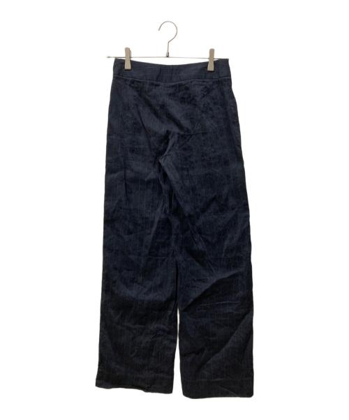 GIORGIO ARMANI（ジョルジョアルマーニ）GIORGIO ARMANI (ジョルジョアルマーニ) リネンシルクセットアップ ネイビー サイズ:36の古着・服飾アイテム