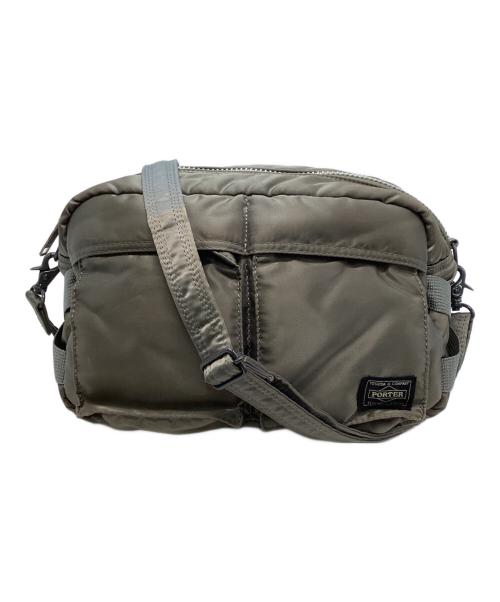 PORTER（ポーター）PORTER (ポーター) TANKER WAIST BAG シルバーグレーの古着・服飾アイテム