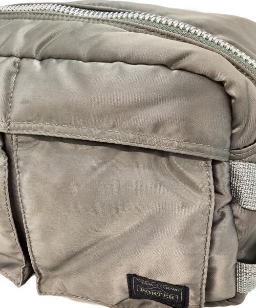 PORTER（ポーター）PORTER (ポーター) TANKER WAIST BAG シルバーグレーの古着・服飾アイテム
