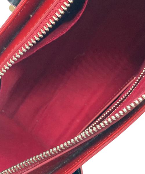 Vivienne Westwood（ヴィヴィアンウエストウッド）Vivienne Westwood (ヴィヴィアンウエストウッド) TINY ORB トートバッグ ブラック×レッドの古着・服飾アイテム