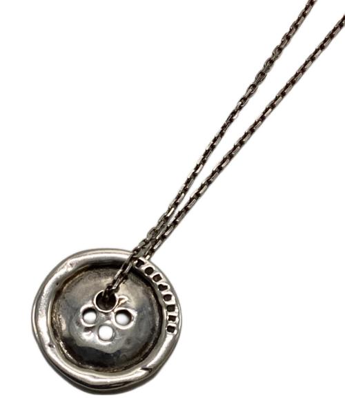 SERGE THORAVAL（セルジュトラヴァル）SERGE THORAVAL (セルジュトラヴァル) ボタンネックレス シルバーの古着・服飾アイテム