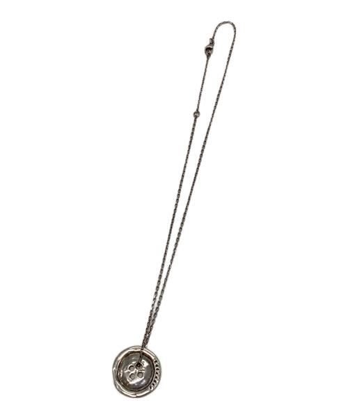 SERGE THORAVAL（セルジュトラヴァル）SERGE THORAVAL (セルジュトラヴァル) ボタンネックレス シルバーの古着・服飾アイテム