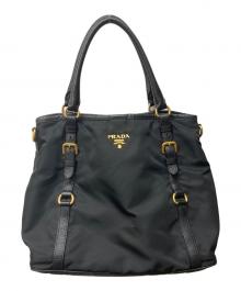 PRADA（プラダ）の古着「TESSUTO VIT DAI 2WAYバッグ」｜ブラック
