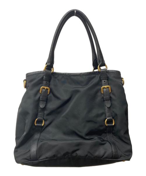 PRADA（プラダ）PRADA (プラダ) TESSUTO VIT DAI 2WAYバッグ ブラックの古着・服飾アイテム