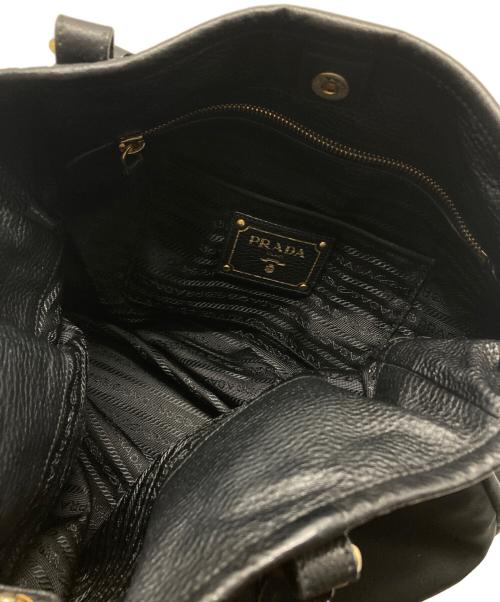 PRADA（プラダ）PRADA (プラダ) TESSUTO VIT DAI 2WAYバッグ ブラックの古着・服飾アイテム