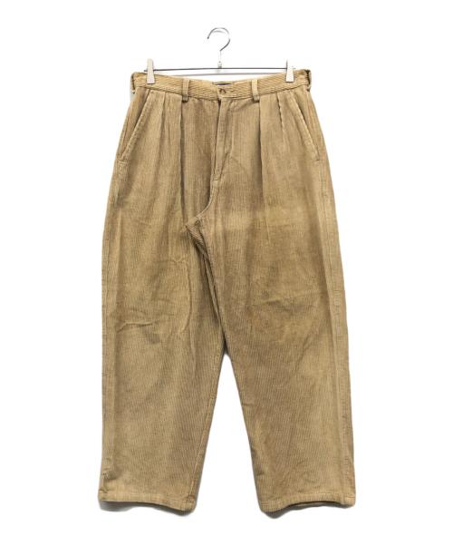 POLO RALPH LAUREN（ポロ・ラルフローレン）POLO RALPH LAUREN (ポロ・ラルフローレン) 2タックコーデュロイパンツ ベージュ サイズ:32/34の古着・服飾アイテム