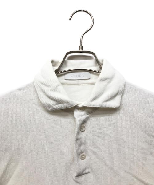 Cruciani（クルチアーニ）CRUCIANI (クルチアーニ) 鹿の子ポロシャツ ホワイト サイズ:50の古着・服飾アイテム