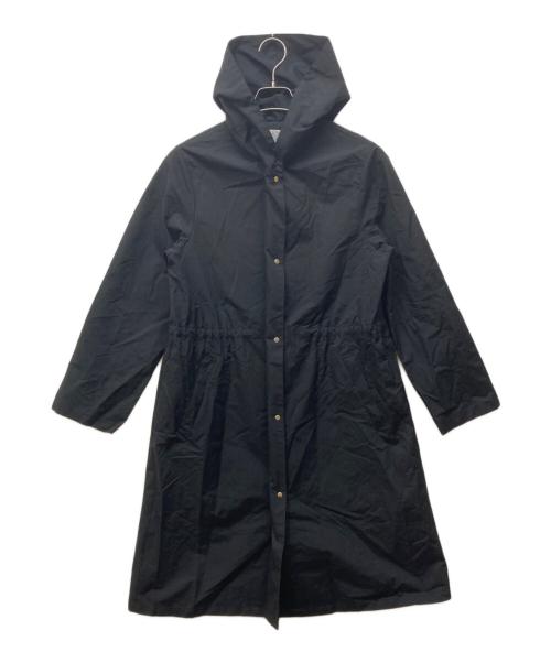 J.PRESS（ジェイプレス）J.PRESS (ジェイプレス) 【撥水加工】スパンナイロンタッサー フーデッドコート ブラック サイズ:11の古着・服飾アイテム