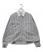 GRACE CLASSグレースクラス）の古着「バックコンシャスシャツ」｜グレー