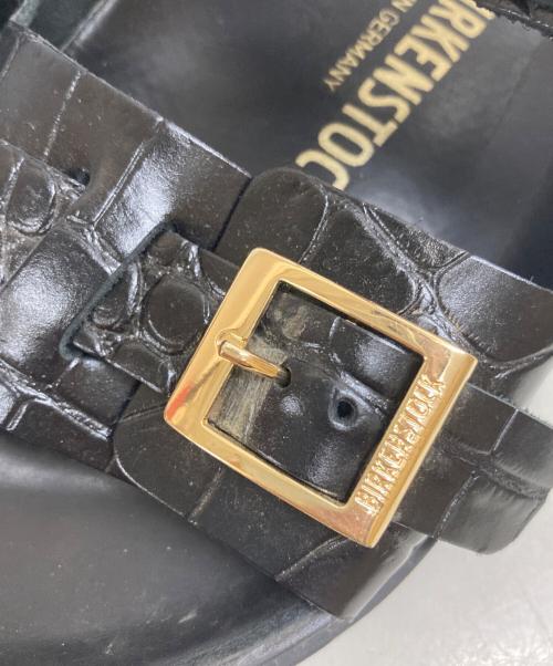 BIRKENSTOCK（ビルケンシュトック）BIRKENSTOCK (ビルケンシュトック) UNITED ARROWS (ユナイテッドアローズ) 別注 ST BARTHS ブラック サイズ:25の古着・服飾アイテム