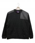 THE NORTHFACE PURPLELABELザ・ノースフェイス パープルレーベル）の古着「Wool Field Pullover Crewneck」｜ブラック