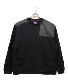 THE NORTHFACE PURPLELABEL（ザ・ノースフェイス パープルレーベル）の古着「Wool Field Pullover Crewneck」｜ブラック