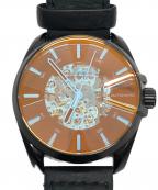 DIESELディーゼル）の古着「スケルトンダイヤルウォッチ」