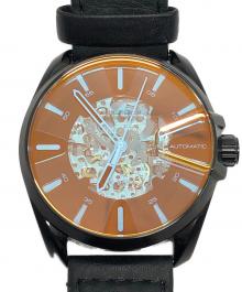 DIESEL（ディーゼル）の古着「スケルトンダイヤルウォッチ」