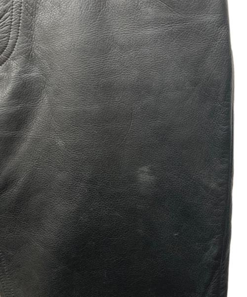 GAP（ギャップ）GAP (ギャップ) オールドレザーパンツ ブラック サイズ:30の古着・服飾アイテム