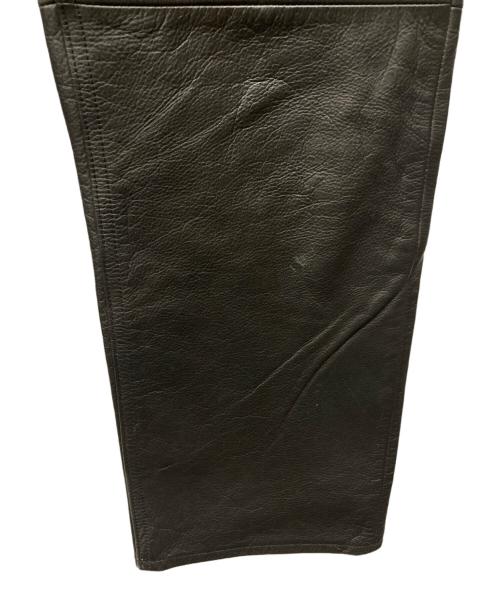 GAP（ギャップ）GAP (ギャップ) オールドレザーパンツ ブラック サイズ:30の古着・服飾アイテム