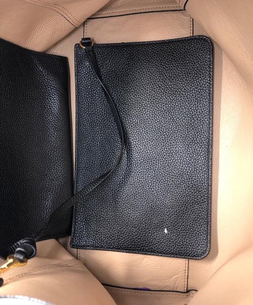 TORY BURCH（トリーバーチ）TORY BURCH (トリーバーチ) トートバッグ ブラックの古着・服飾アイテム