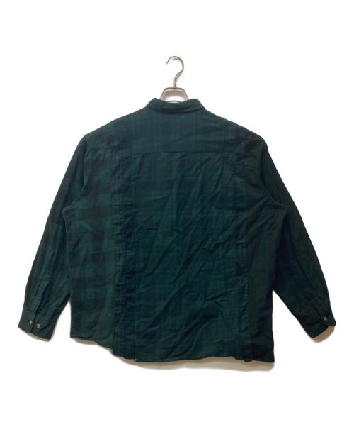 Needles（ニードルズ）Needles (ニードルズ) Flannel Shirt 7 Cuts Wide Shirt グリーン サイズ:記載無し（実寸サイズをご確認ください）の古着・服飾アイテム
