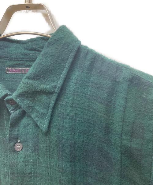 Needles（ニードルズ）Needles (ニードルズ) Flannel Shirt 7 Cuts Wide Shirt グリーン サイズ:記載無し（実寸サイズをご確認ください）の古着・服飾アイテム