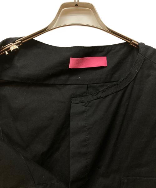 Y's PINK（ワイズ ピンク）Y's PINK (ワイズ ピンク) アシンメトリーシャツワンピース ブラック サイズ:2の古着・服飾アイテム
