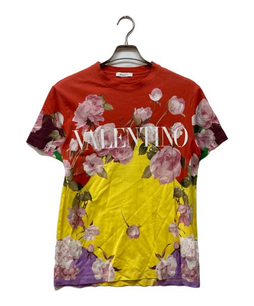 VALENTINO（ヴァレンティノ）VALENTINO (ヴァレンティノ) Tシャツ レッド×イエロー サイズ:Sの古着・服飾アイテム