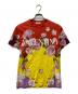 VALENTINO（ヴァレンティノ）の古着「Tシャツ」｜レッド×イエロー